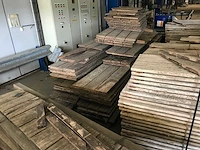 Partij gebruikte hardhouten vlonderplanken - afbeelding 7 van  8