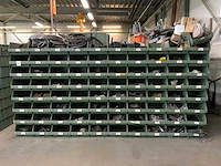Partij geleiders, spatschermsteunen en rubbers