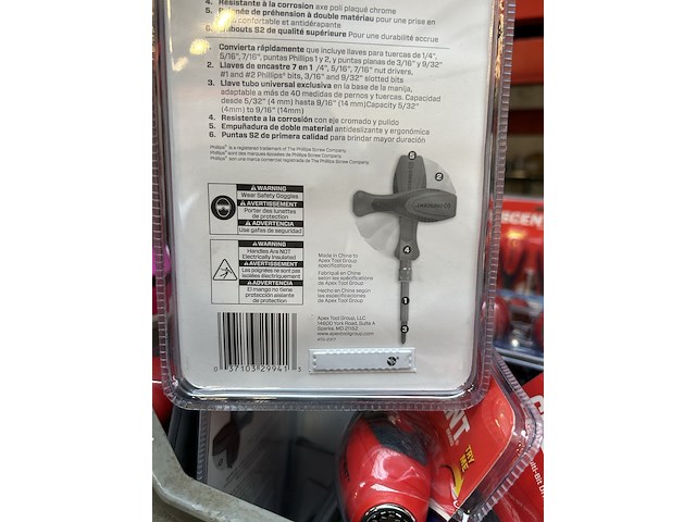 Partij gereedschap inclusief krat w.o. multitool, striptang w.o. crescent - afbeelding 6 van  7