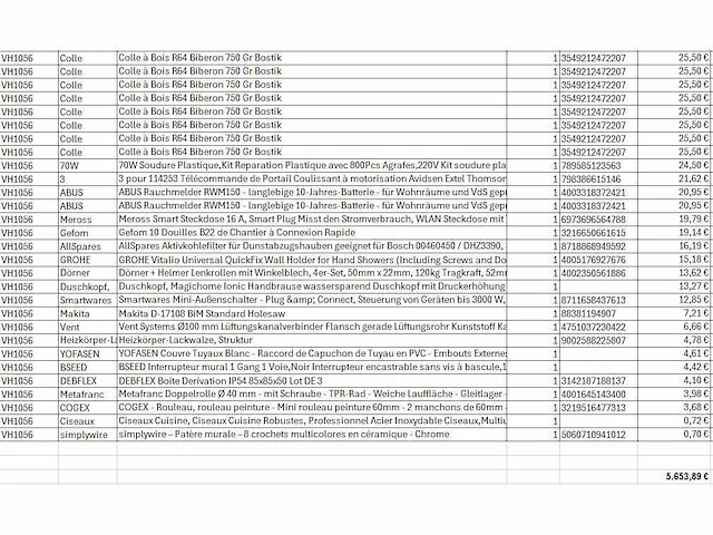 Partij gereedschap o.a stanley & kärcher (66 items) - afbeelding 7 van  7