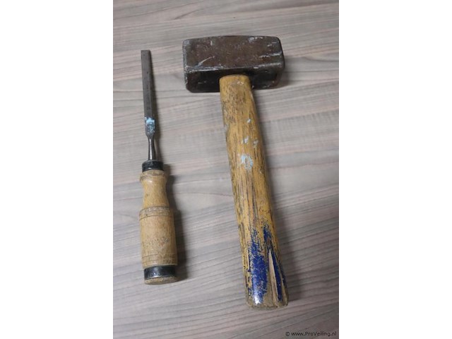 Partij gereedschappen o.a. heggenschaar, hamer, zaag & koevoet; - afbeelding 6 van  8