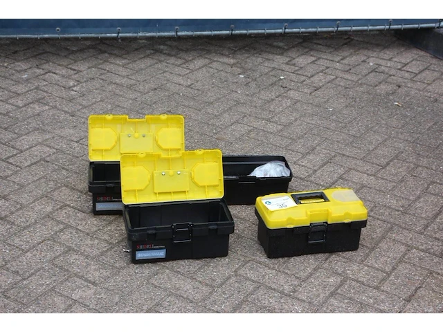 Partij gereedschapskoffers met gereedschap nieuw nieuw - afbeelding 1 van  1