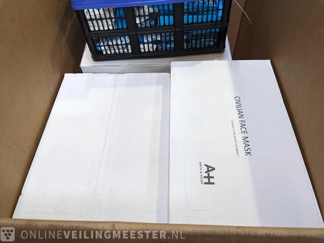 Partij gezichtsmaskers en 3x doos mondkapjes - afbeelding 5 van  9