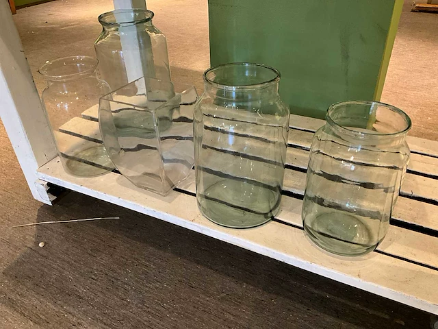 Partij glazen bloempotten - afbeelding 6 van  6