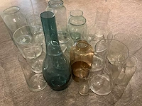 Partij glazen bloempotten - afbeelding 3 van  7