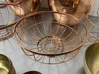 Partij goud- en koperkleurige decoratie - afbeelding 3 van  6