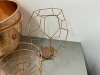Partij goud- en koperkleurige decoratie - afbeelding 5 van  6