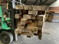 Partij grenen balken 120-140x11,5x11,5 cm - afbeelding 3 van  6