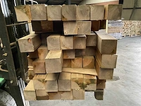 Partij grenen balken 120-140x11,5x11,5 cm - afbeelding 6 van  6