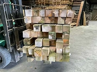 Partij grenen balken 120-140x11,5x11,5 cm - afbeelding 3 van  6