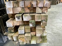 Partij grenen balken 120-140x11,5x11,5 cm - afbeelding 6 van  6
