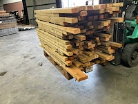 Partij grenen balken 80-180x6,5x4,5 cm - afbeelding 1 van  9