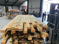 Partij grenen balken 80-180x6,5x4,5 cm - afbeelding 3 van  9