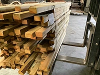 Partij grenen balken 80-180x6,5x4,5 cm - afbeelding 4 van  9