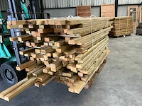 Partij grenen balken 80-180x6,5x4,5 cm - afbeelding 5 van  9
