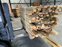 Partij grenen balken 80-180x6,5x4,5 cm - afbeelding 7 van  9