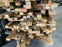 Partij grenen balken 80-180x6,5x4,5 cm - afbeelding 9 van  9
