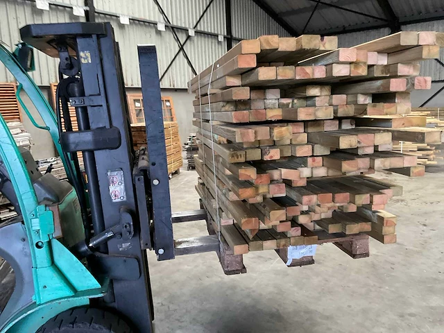 Partij grenen balken 80-180x6,5x4,5 cm - afbeelding 7 van  9