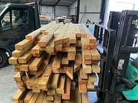 Partij grenen balken 80-180x6,5x4,5 cm - afbeelding 3 van  9