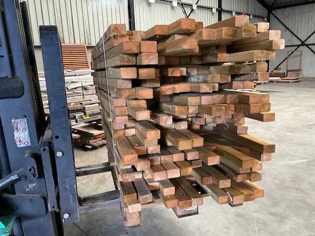 Partij grenen balken 80-180x6,5x4,5 cm - afbeelding 7 van  9