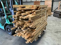 Partij grenen balken 80-180x6,5x4,5 cm - afbeelding 7 van  10
