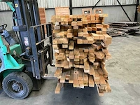 Partij grenen balken 80-180x6,5x4,5 cm - afbeelding 8 van  10