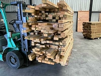 Partij grenen balken 80-180x6,5x4,5 cm - afbeelding 8 van  10