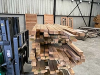 Partij grenen balken 80-180x6,5x4,5 cm - afbeelding 10 van  10