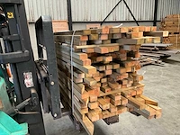 Partij grenen balken 80-180x6,5x4,5 cm - afbeelding 6 van  8