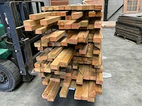 Partij grenen balken 80-180x6,5x4,5 cm - afbeelding 8 van  10