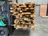 Partij grenen balken 80-180x6,5x4,5 cm - afbeelding 6 van  9