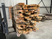 Partij grenen balken 80-180x6,5x4,5 cm - afbeelding 7 van  9
