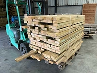 Partij grenen balken 80-180x8,5x4,5 cm - afbeelding 5 van  8