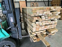 Partij grenen balken 80-180x8,5x4,5 cm - afbeelding 7 van  8