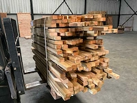 Partij grenen balken 80-180x8,5x4,5 cm - afbeelding 7 van  8