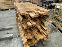 Partij grenen balken 80-180x8,5x4,5 cm - afbeelding 6 van  8
