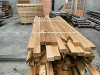 Partij grenen balken 80-180x8,5x4,5 cm - afbeelding 7 van  8