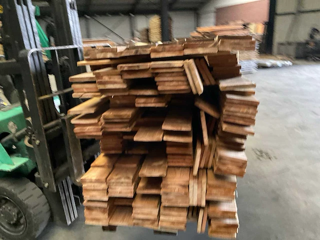 Partij grenen planken 150-180x14x1,8 cm - afbeelding 5 van  6