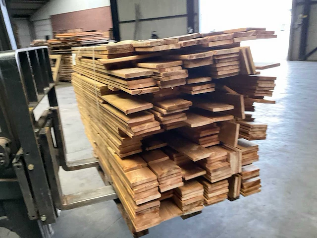 Partij grenen planken 150-180x14x1,8 cm - afbeelding 6 van  6