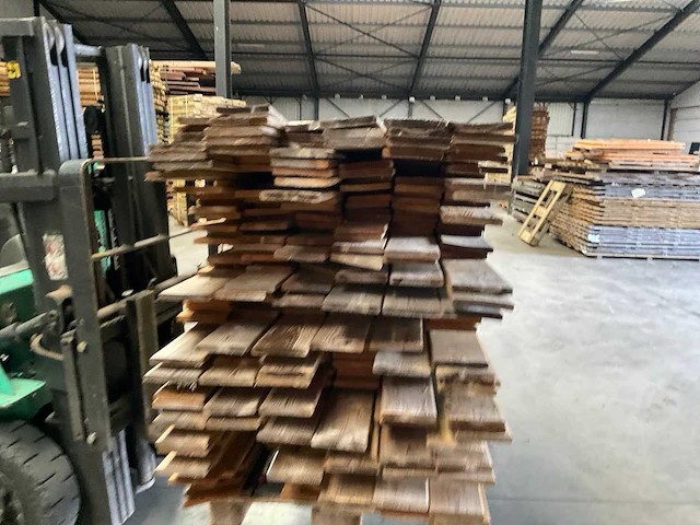 Partij grenen planken 80-180x14x1,8 cm - afbeelding 4 van  4