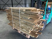 Partij grenen planken 80-180x14x1,8 cm - afbeelding 1 van  4