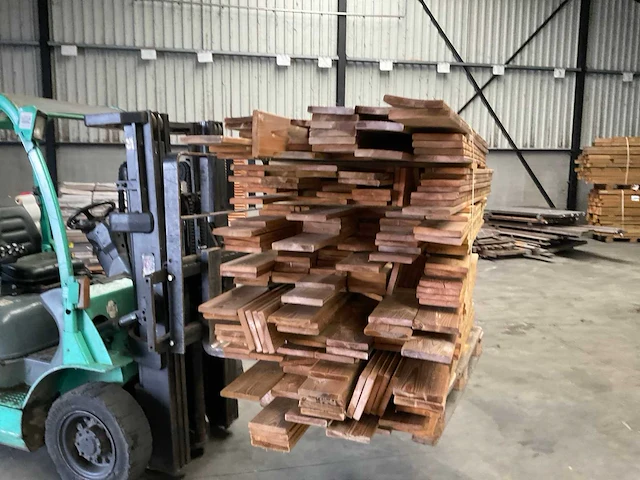 Partij grenen planken 80-180x14x1,8 cm - afbeelding 5 van  7