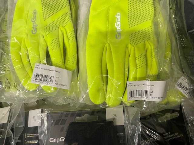Partij gripgrab 1090 ride ii windproof winter gloves (23x) - afbeelding 3 van  9