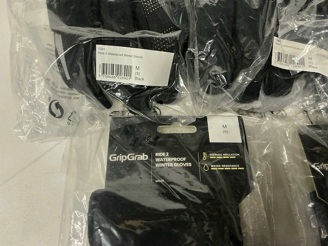 Partij gripgrab 1091 ride 2 waterproof winter gloves (13x) - afbeelding 3 van  6