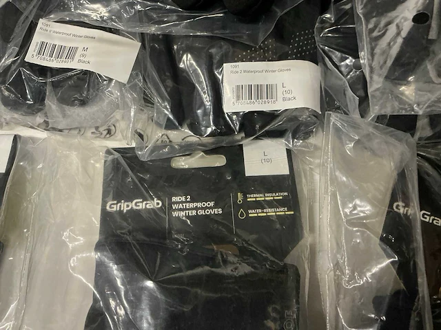 Partij gripgrab 1091 ride 2 waterproof winter gloves (13x) - afbeelding 4 van  6