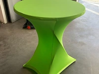 Partij groene statafelhoes incl. topper, groen - afbeelding 3 van  3