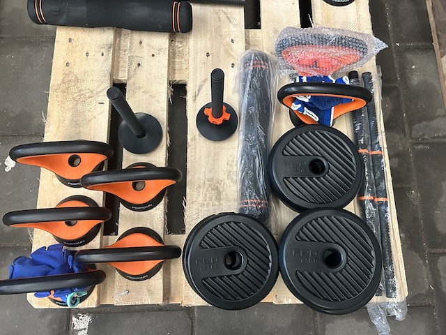Partij halterschijven en fitness artikelen - afbeelding 3 van  9