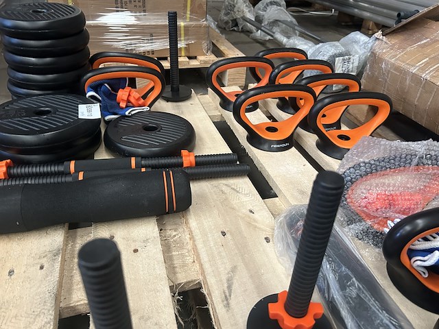 Partij halterschijven en fitness artikelen - afbeelding 4 van  9
