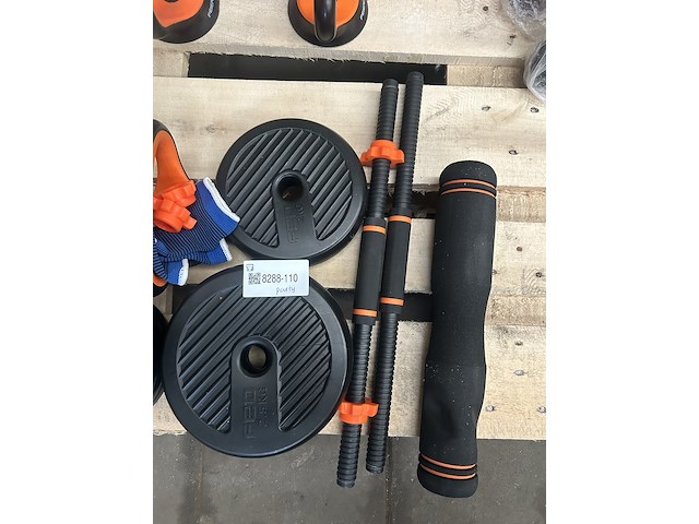 Partij halterschijven en fitness artikelen - afbeelding 8 van  9