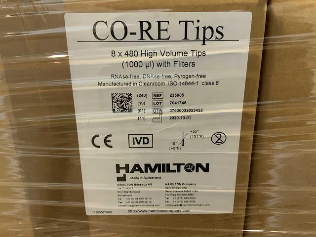 Partij hamilton co-re tips 1000ul (28x) - afbeelding 3 van  9